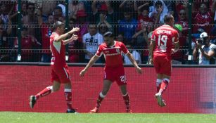 Toluca celebra victoria frente al América 