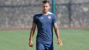 Méndez en entrenamiento con Cruz Azul 