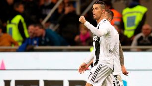 Cristiano Ronaldo celebra el 1-1 contra el Inter de Milán