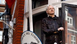 Julian Assange, en la embajada de Ecuador en Londres