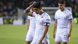 Pulido cabizbajo tras un juego con Chivas en el C2019