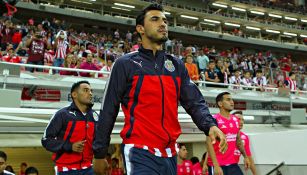 Oswaldo Alanís previo a un partido con Chivas