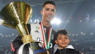 CR7 junto a su hijo, Cristiano Jr.