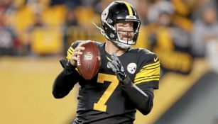 Ben Roethlisberger durante un juego con los Steelers