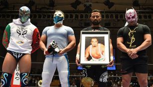 Homenaje a Silver King en New Japan Pro Wrestling