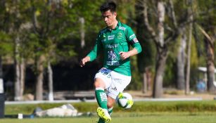 González, durante un duelo con León Sub 20