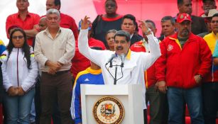 Nicolás Maduro, durante una conferencia de prensa