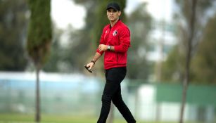 Rafael Márquez durante un partido de Atlas Sub 20