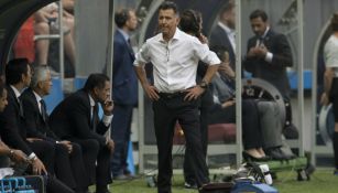 Osorio durante un partido del Mundial de Rusia 2018 