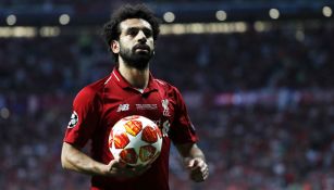 Mohamed Salah durante la Final de la Champions League 