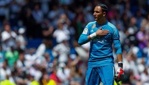 Keylor Navas al término de un partido con el Real Madrid 