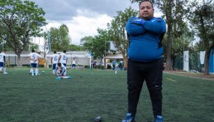 Jesús Corona, durante un juego con el Club Unión en la Liga Tiki Taka