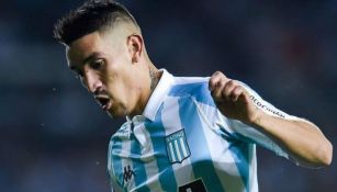 Centurión, durante un partido del Racing