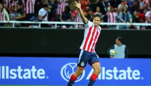 Jesús Godínez en un partido con Chivas 