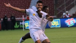 Freire festeja un gol con LDU de Quito