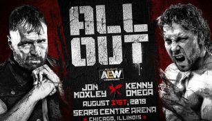 Anuncio de AEW de la lucha entre Omega y Moxley