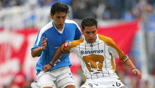 Gerardo Galindo, durante un juego con Pumas