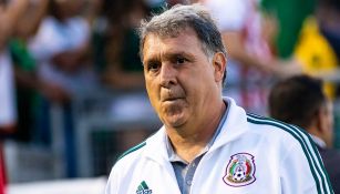 Gerardo Martino en el partido contra Cuba