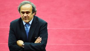 Michel Platini durante un evento