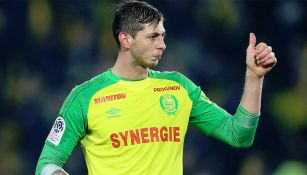 Emiliano Sala en un partido del Nantes