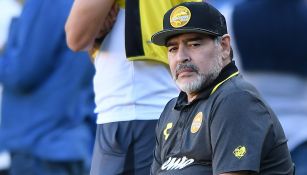 Maradona durante su etapa al frente del conjunto de Culiacán