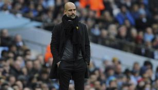 Guardiola dirige un duelo del Manchester City 