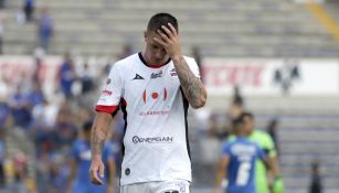 Leo Ramos se lamentó en un juego de los 'extintos' Lobos BUAP