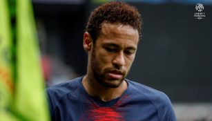 Neymar, durante un juego con el PSG