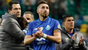 Héctor Herrera en un partido del Porto