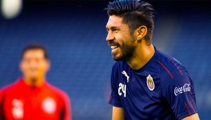 Oribe Peralta en un partido con el Rebaño