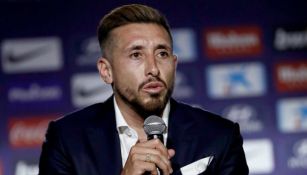 Héctor Herrera, en conferencia de prensa