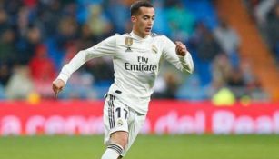 Lucas Vázquez, en un partido del Real Madrid