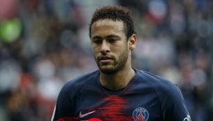 Neymar tras un partido del PSG