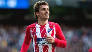 Antoine Griezmann durante un partido con el Atlético de Madrid