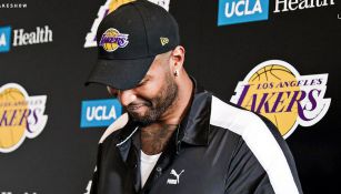 DeMarcus Cousins, en su presentación con Lakers