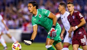 Toño Rodríguez en el partido contra River Plate