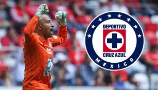 Conejo Pérez celebra una anotación de Pachuca 