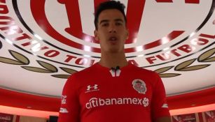 Diego Rigonato luce la camiseta de Toluca