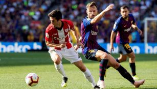 Partido entre Barcelona y Athletic de Bilbao en la Liga española