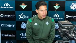 Diego Lainez, en conferencia de prensa