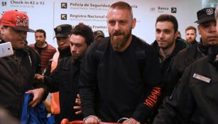 Daniele de Rossi al llegar a Argentina