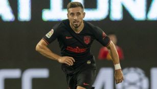 Héctor Herrera, durante el amistoso contra las Chivas