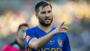 André-Pierre Gignac durante un encuentro ante América