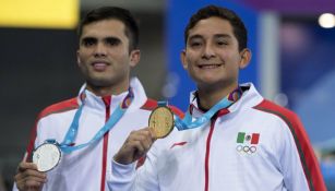 Kevin Berlín e Ivan García con sus medallas de Lima 2019