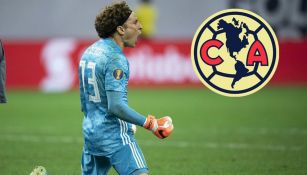 Guillermo Ochoa durante un partido con la Selección Mexicana