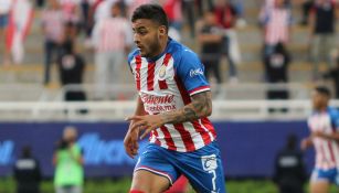 Alexis Vega, durante un duelo de Copa con Chivas 