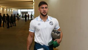 Lucas Cavallini previo a un juego con Puebla