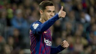 Coutinho, en un partido del Barcelona