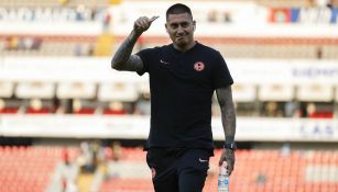 Nico Castillo previo a un partido con América