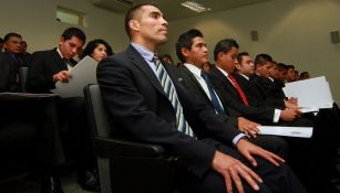 Marco Antonio Rodríguez, durante una conferencia 